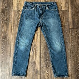 Levi 502 Classic Denim Blue Jeans Mens Size 33x30